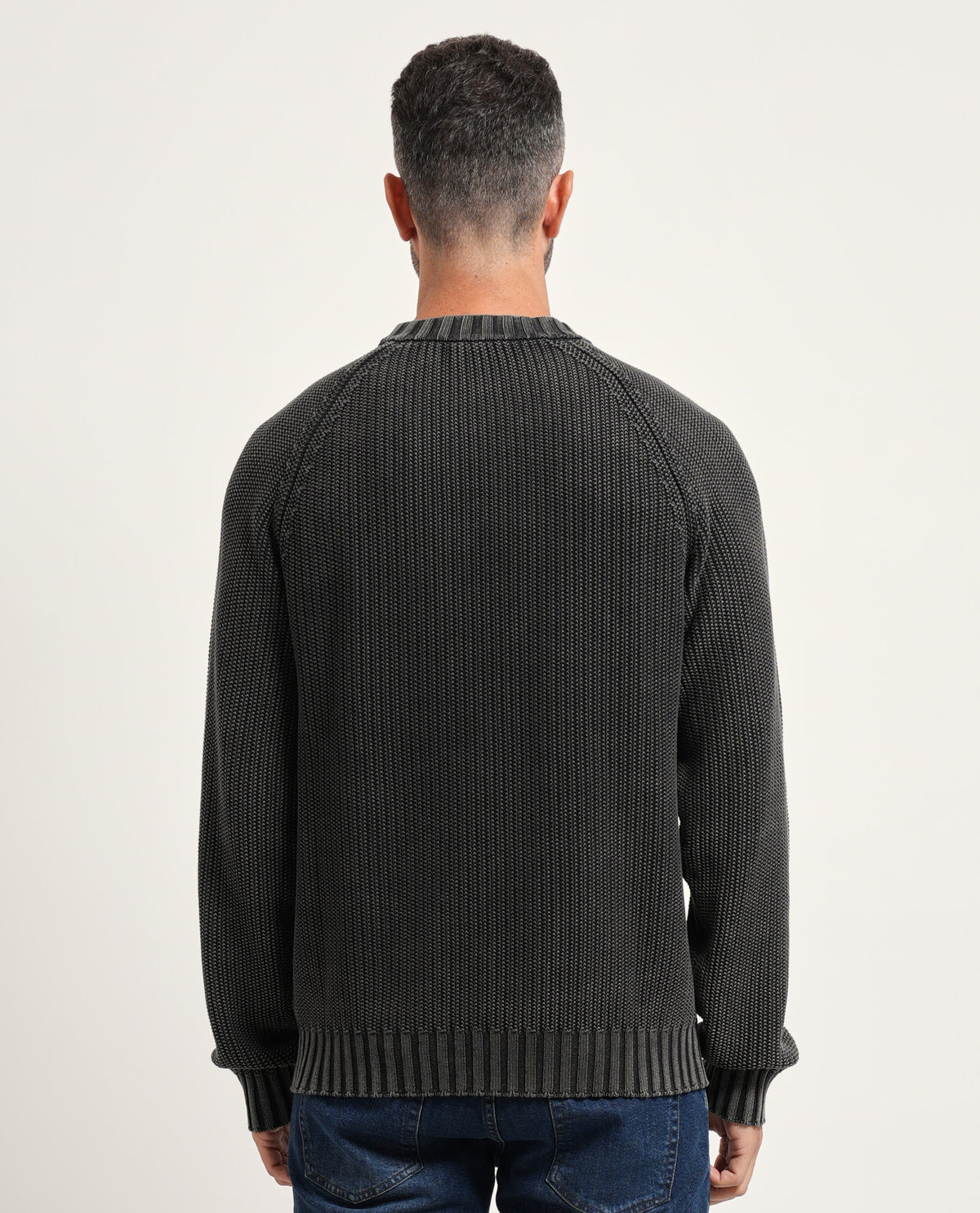 Maglione uomo Hugo con lavorazione a coste 