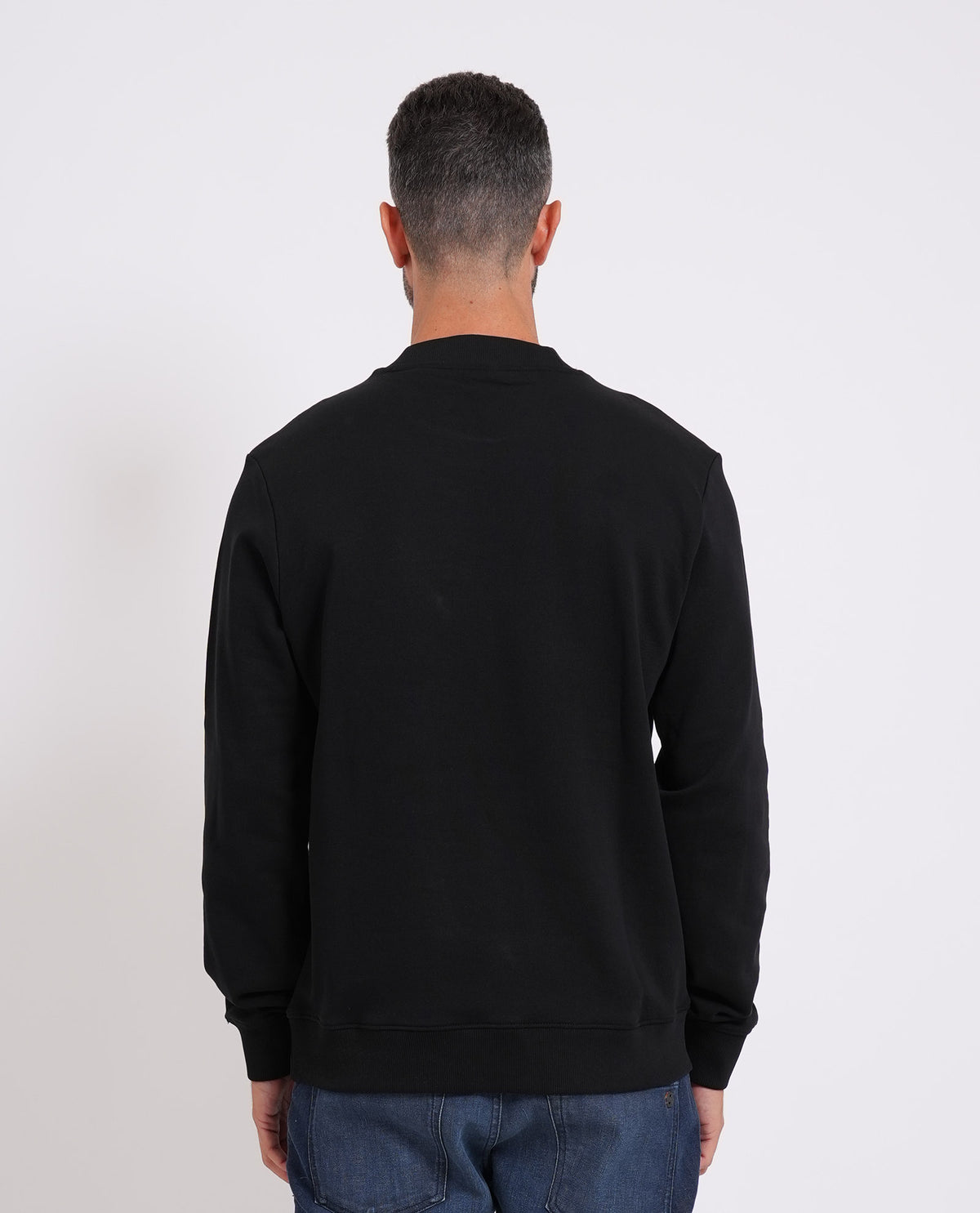 Felpa uomo Hugo con logo circolare 
