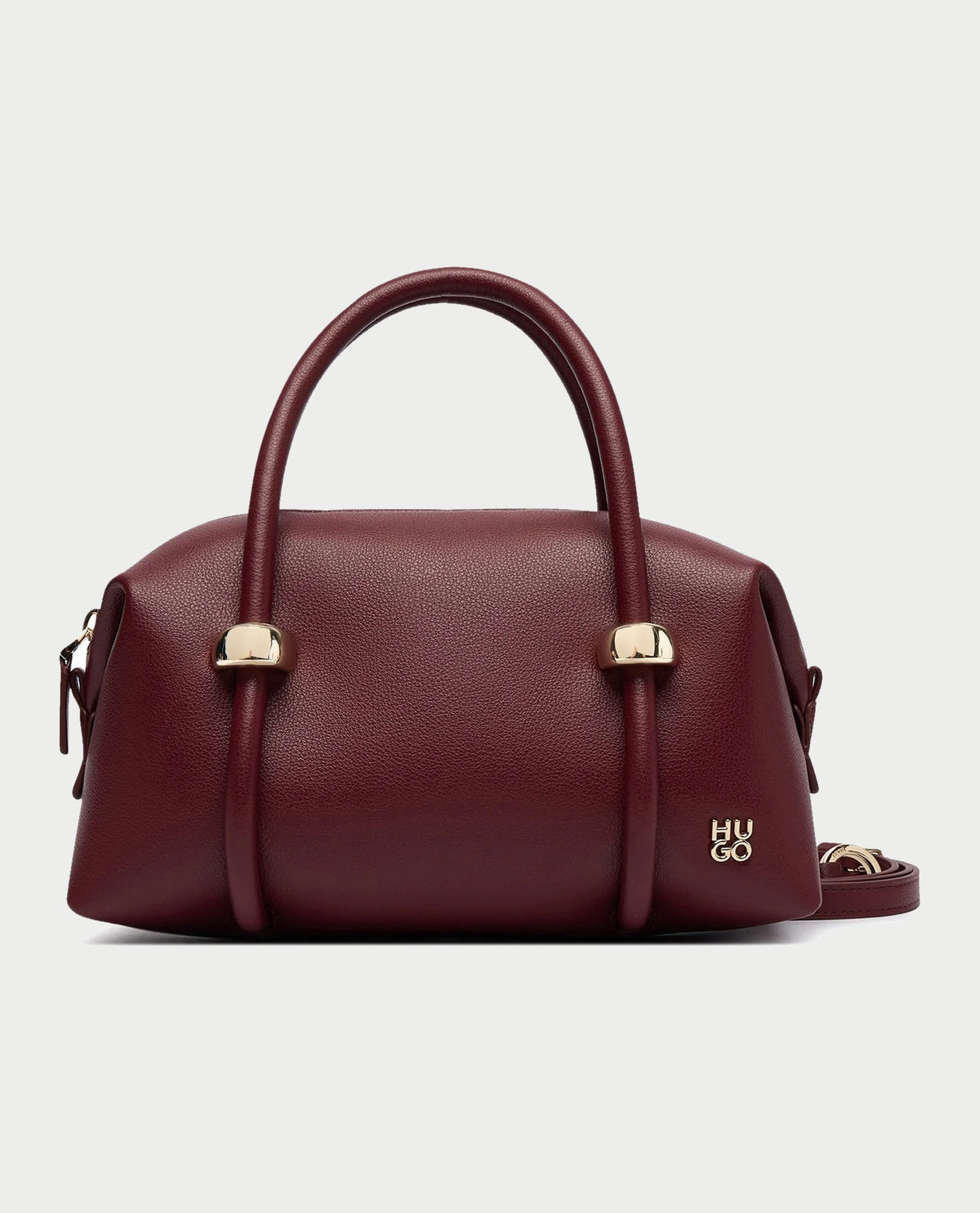 Borsa in similpelle donna Hugo con finiture color oro 