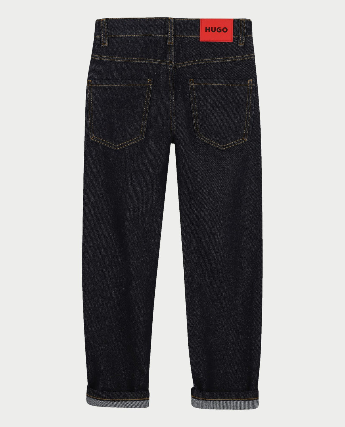 Pantaloni in denim rinse wash Hugo bambino 