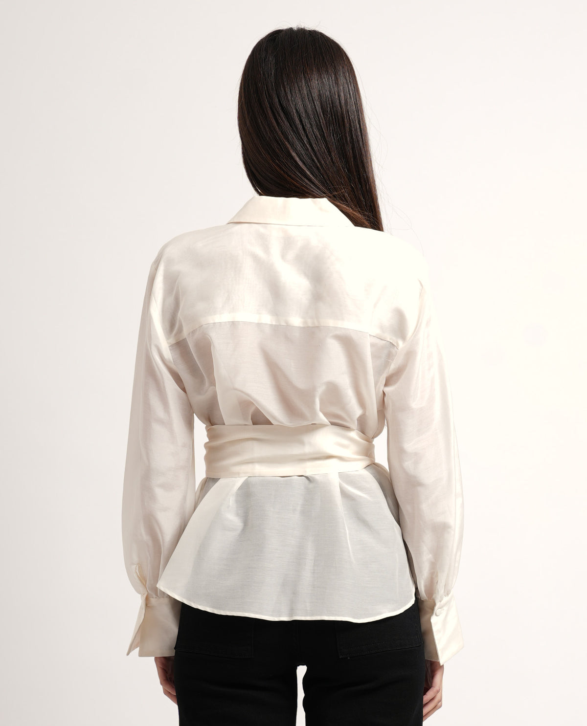 Camicia dritta Iblues donna in misto seta 
