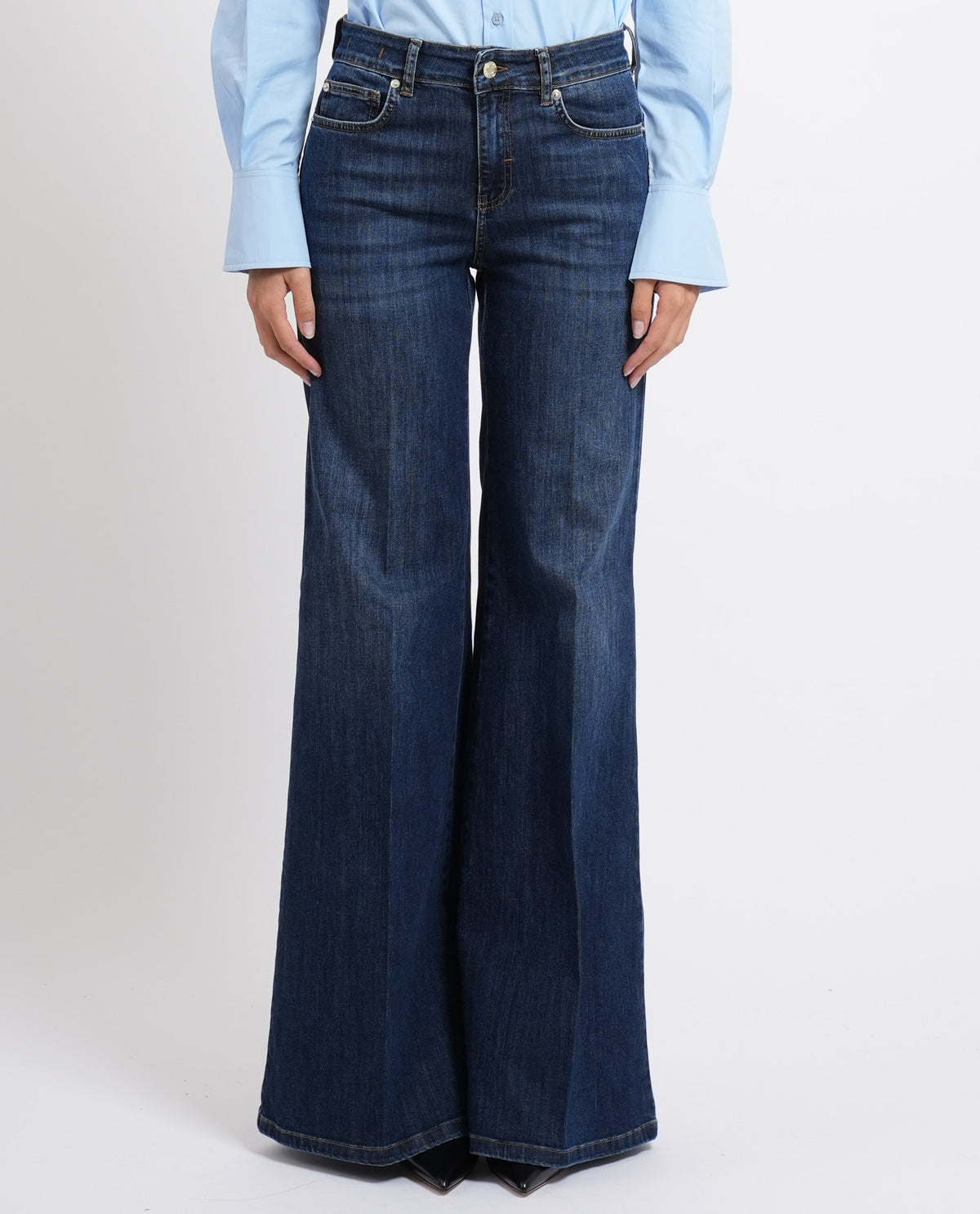 Jeans over flare Iblues donna 