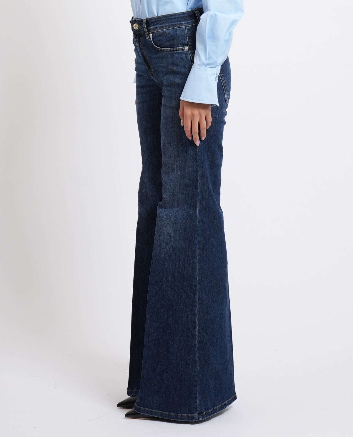 Jeans over flare Iblues donna 
