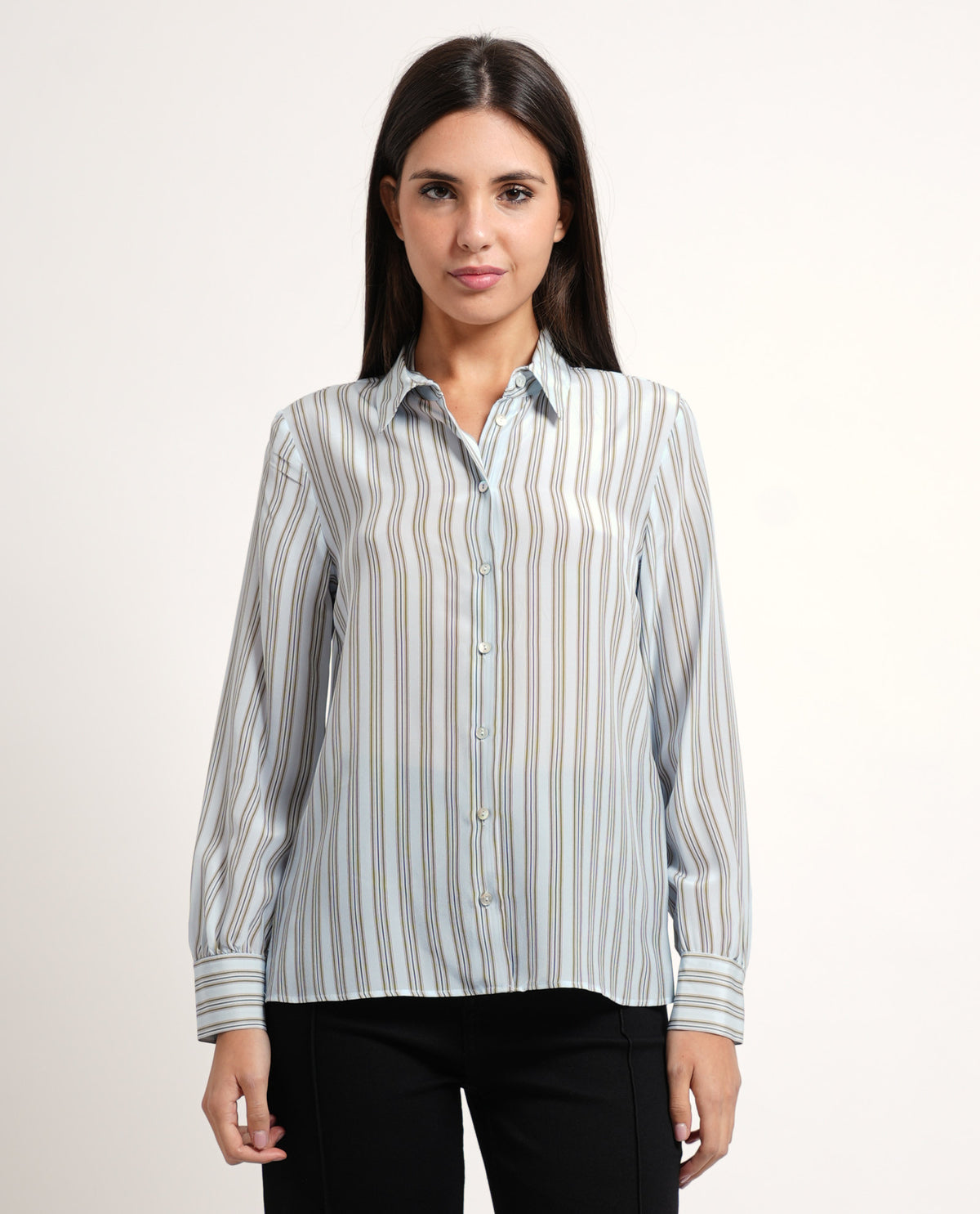 Camicia a manica lunga Iblues donna in seta 