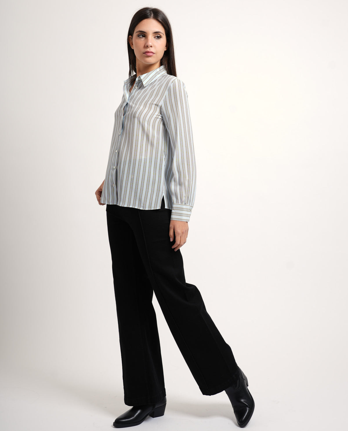 Camicia a manica lunga Iblues donna in seta 