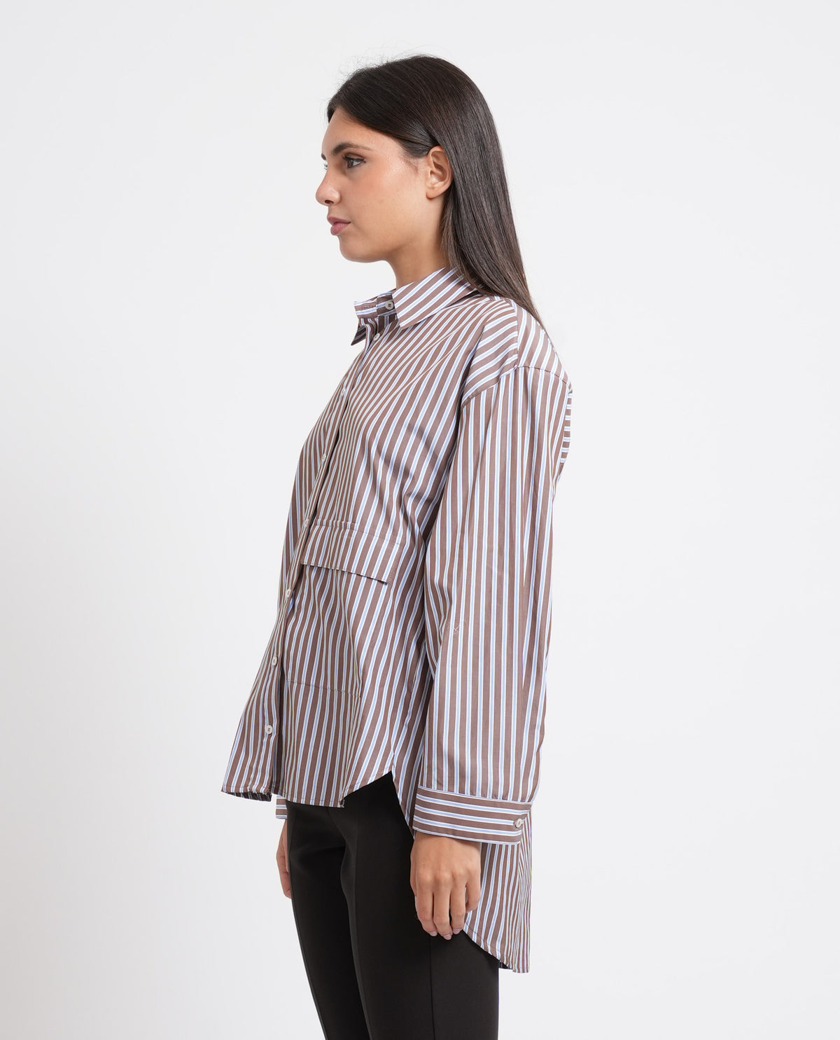 Camicia donna Iblues in popeline di cotone 
