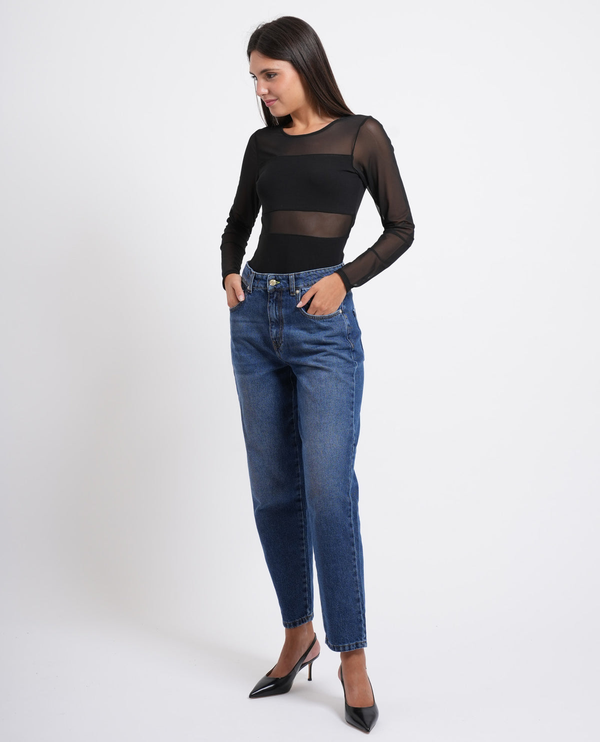 Jeans donna iBlues carrot fit 