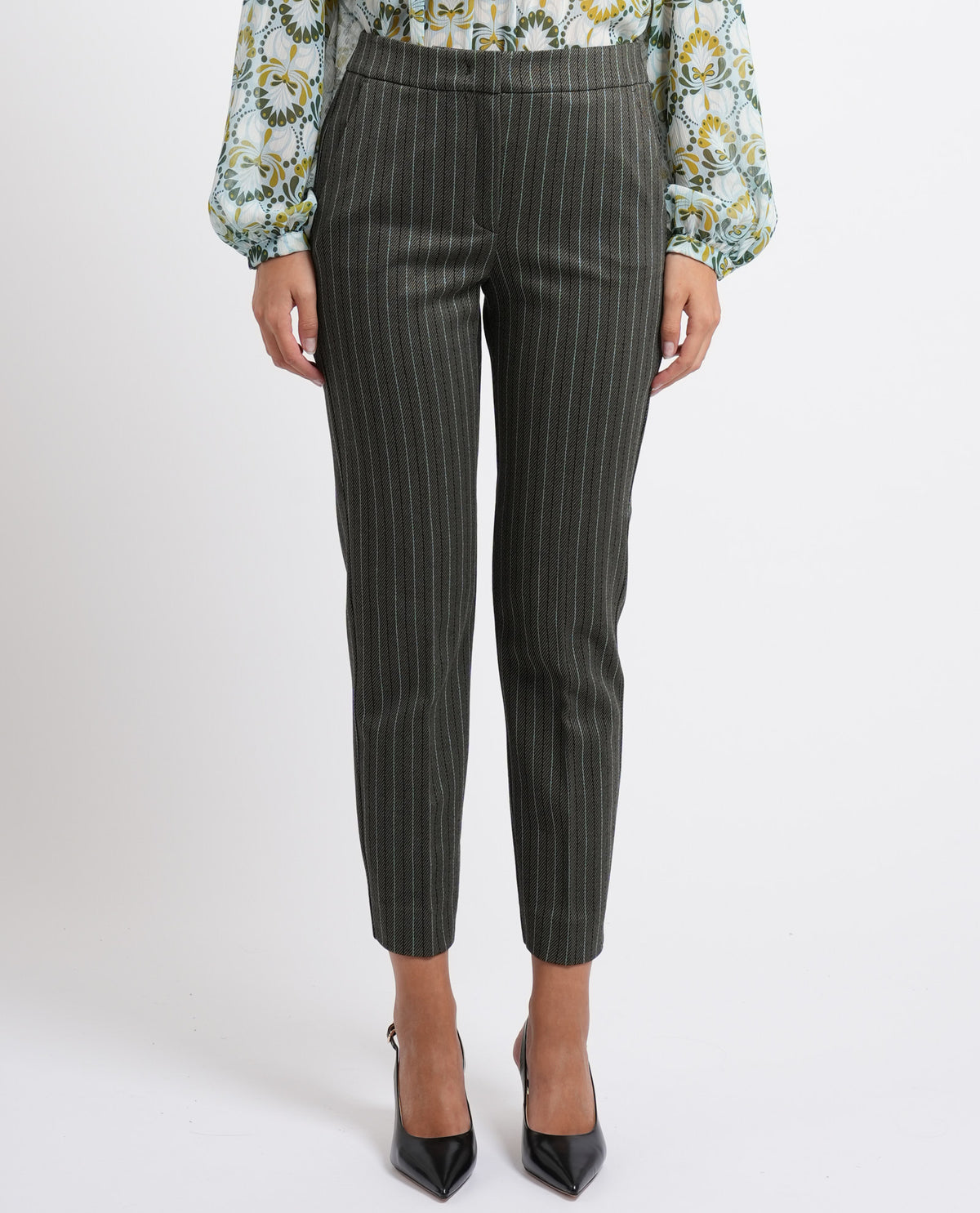 Pantaloni donna iBlues in jersey jacquard stretch 