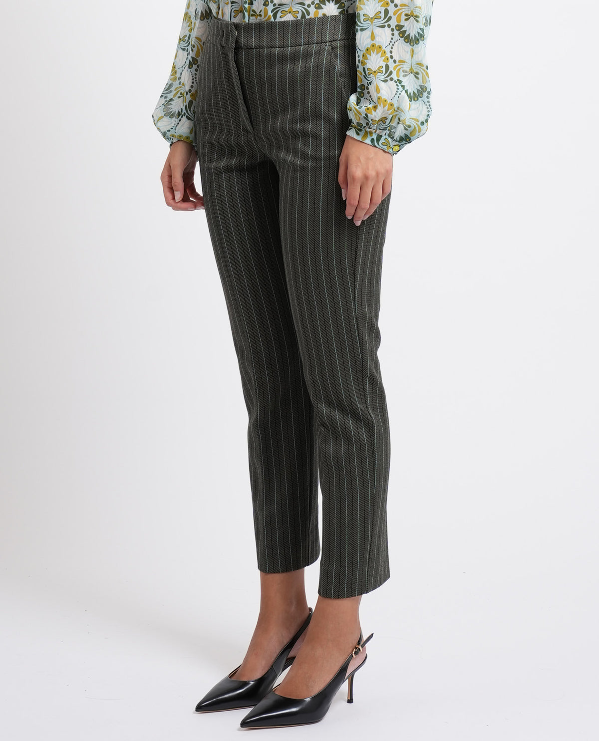 Pantaloni donna iBlues in jersey jacquard stretch 