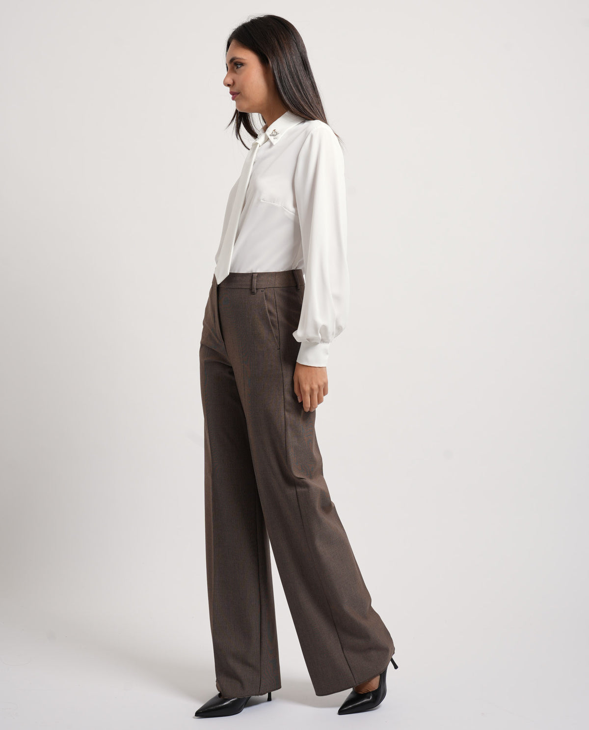 Pantaloni donna Iblues in tessuto stretch 