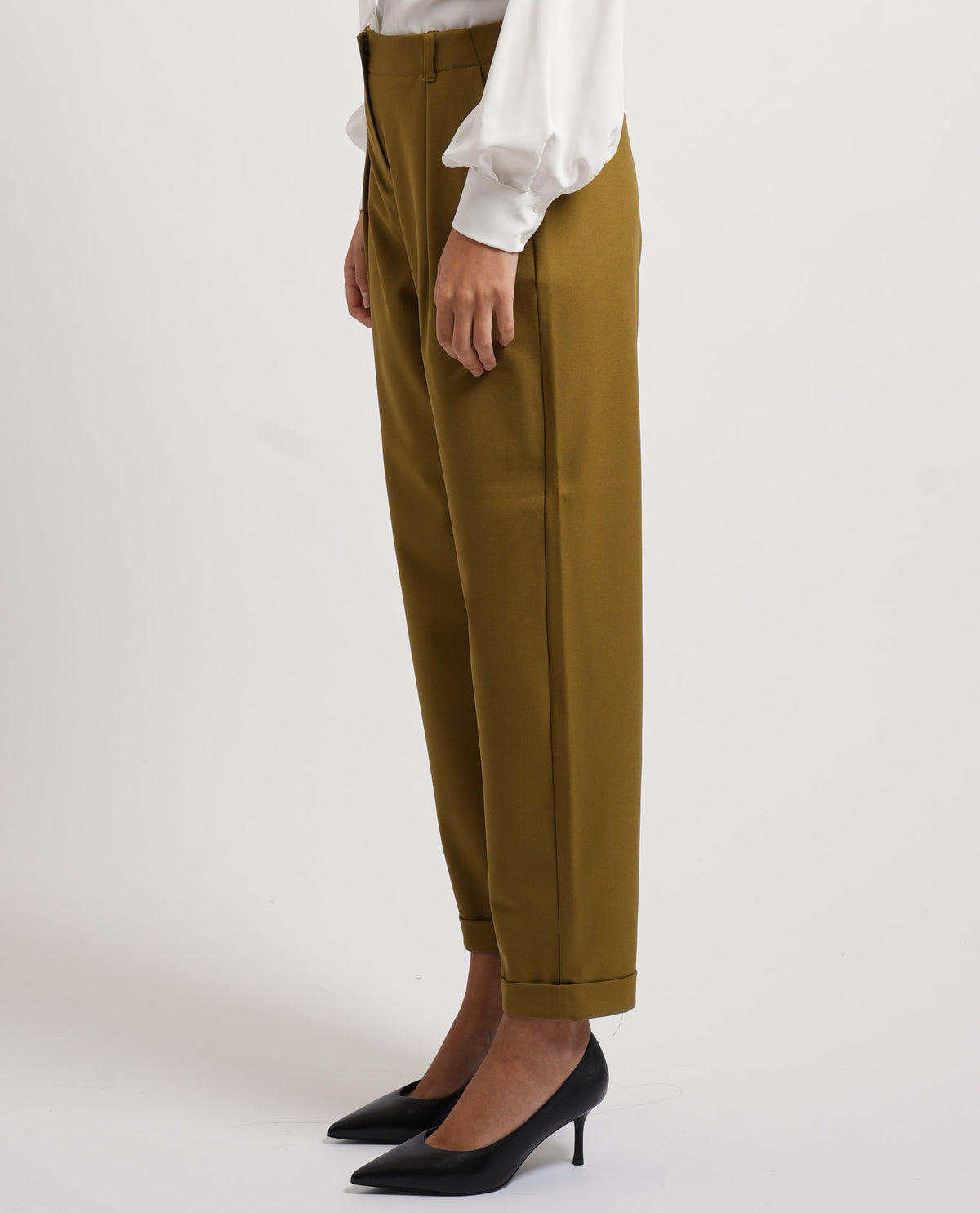 Pantaloni stretch donna Iblues con pinces 