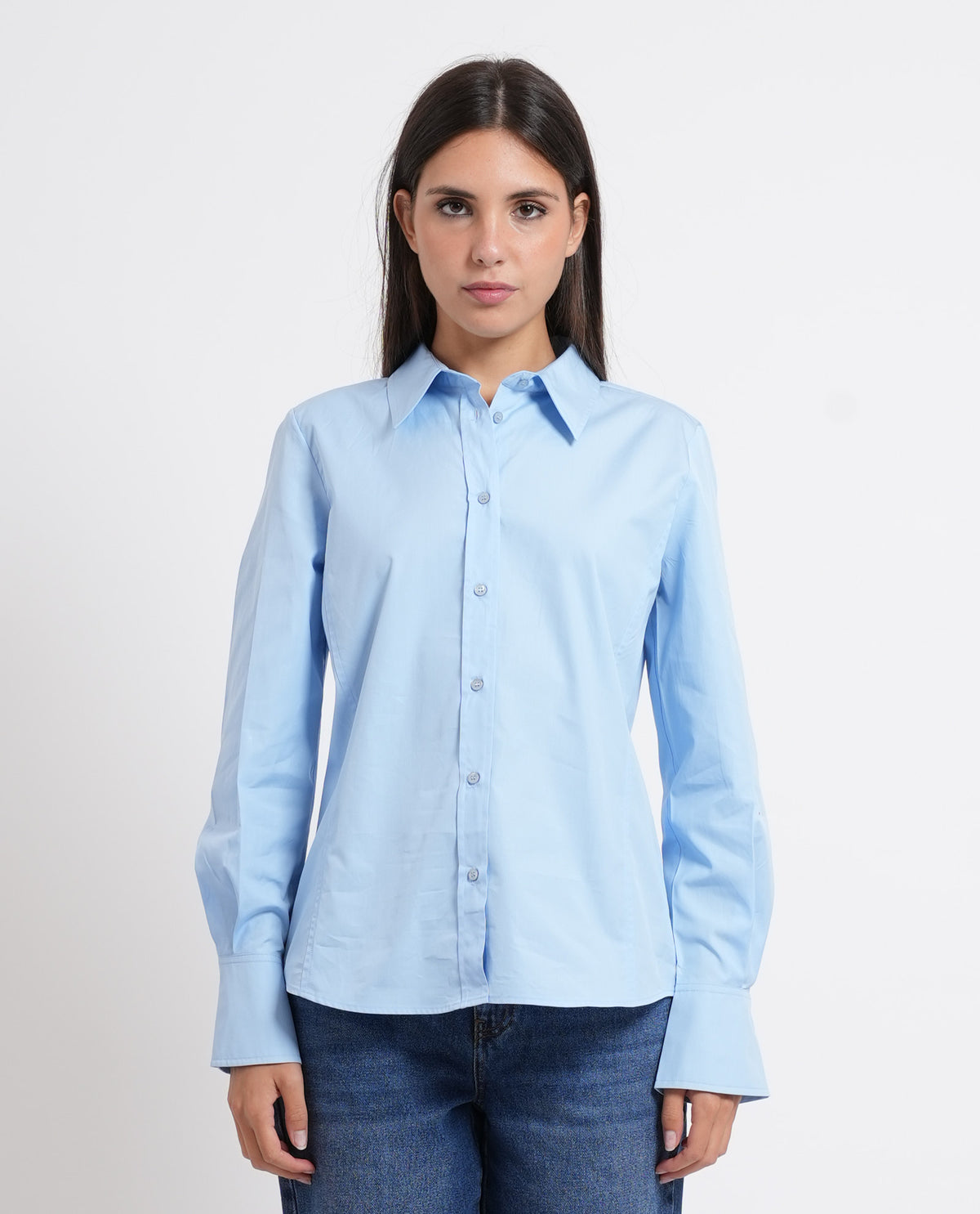 Camicia sfiancata dritta Iblues donna 