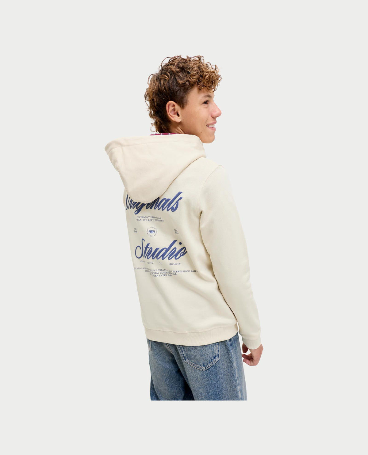 Felpa ragazzo Jack & Jones con cappuccio 