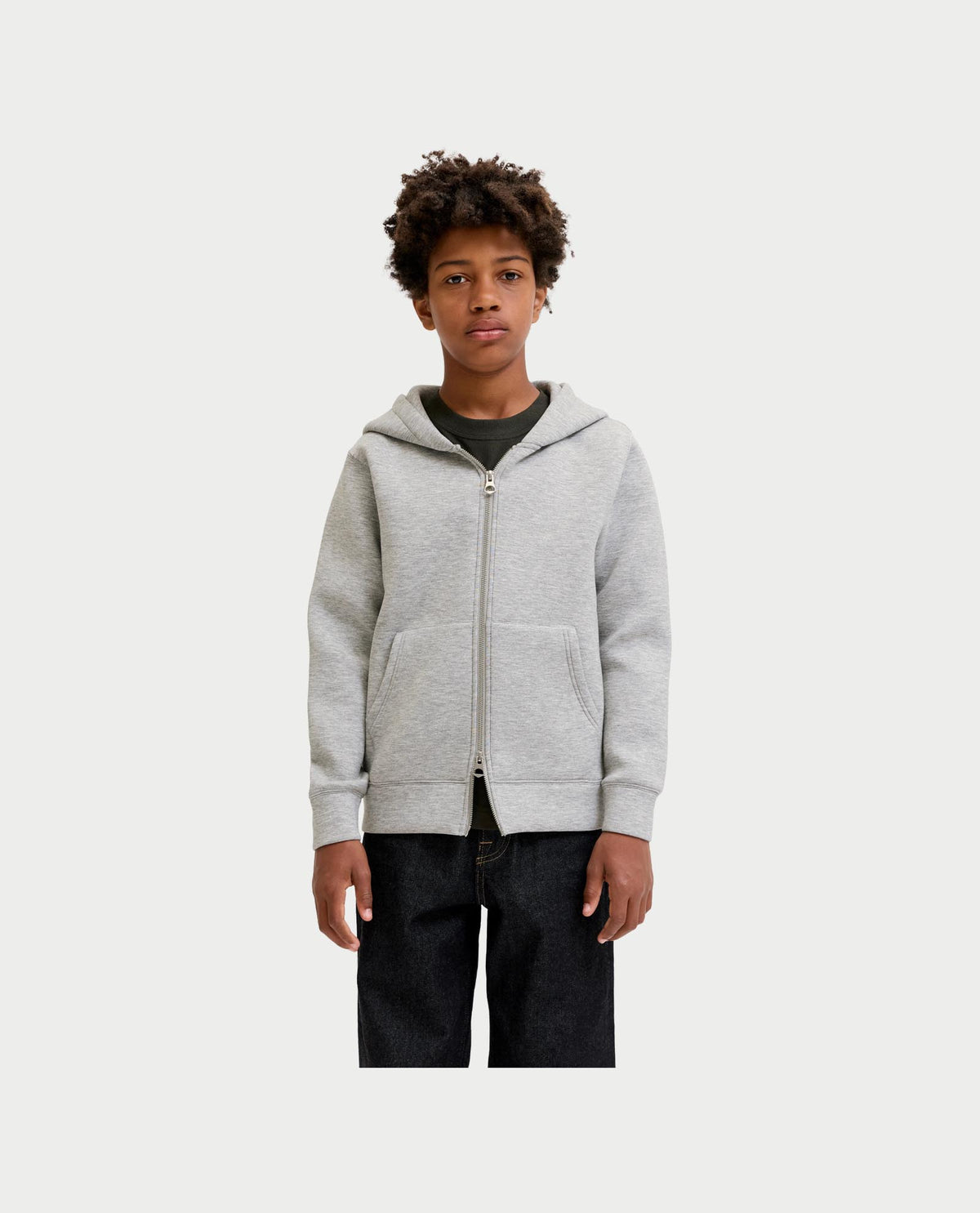 Felpa fullzip Jack&Jones bambino doppio cursore 