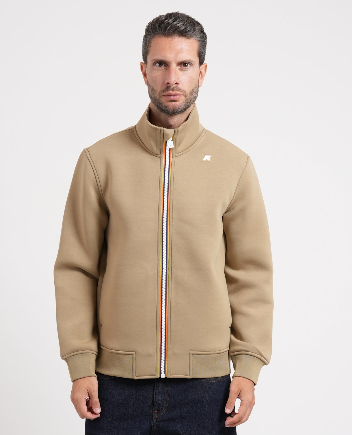 Felpa uomo Finn Space di K-way in neoprene 