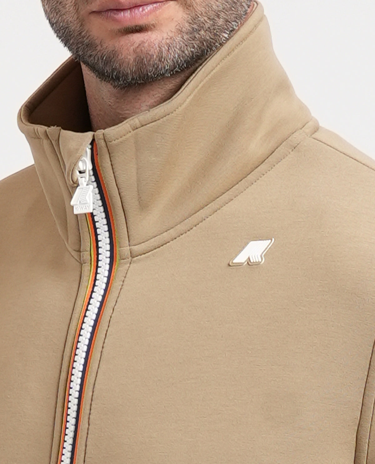 Felpa uomo Finn Space di K-way in neoprene 