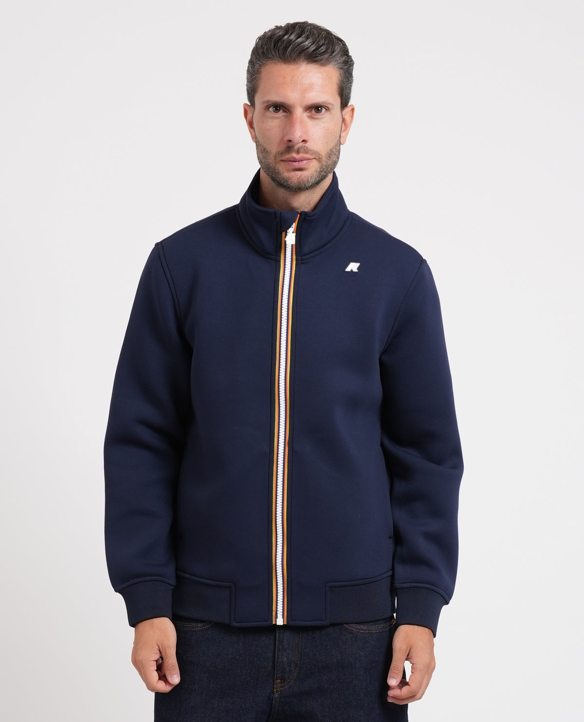 Felpa uomo Finn Space di K-way in neoprene 