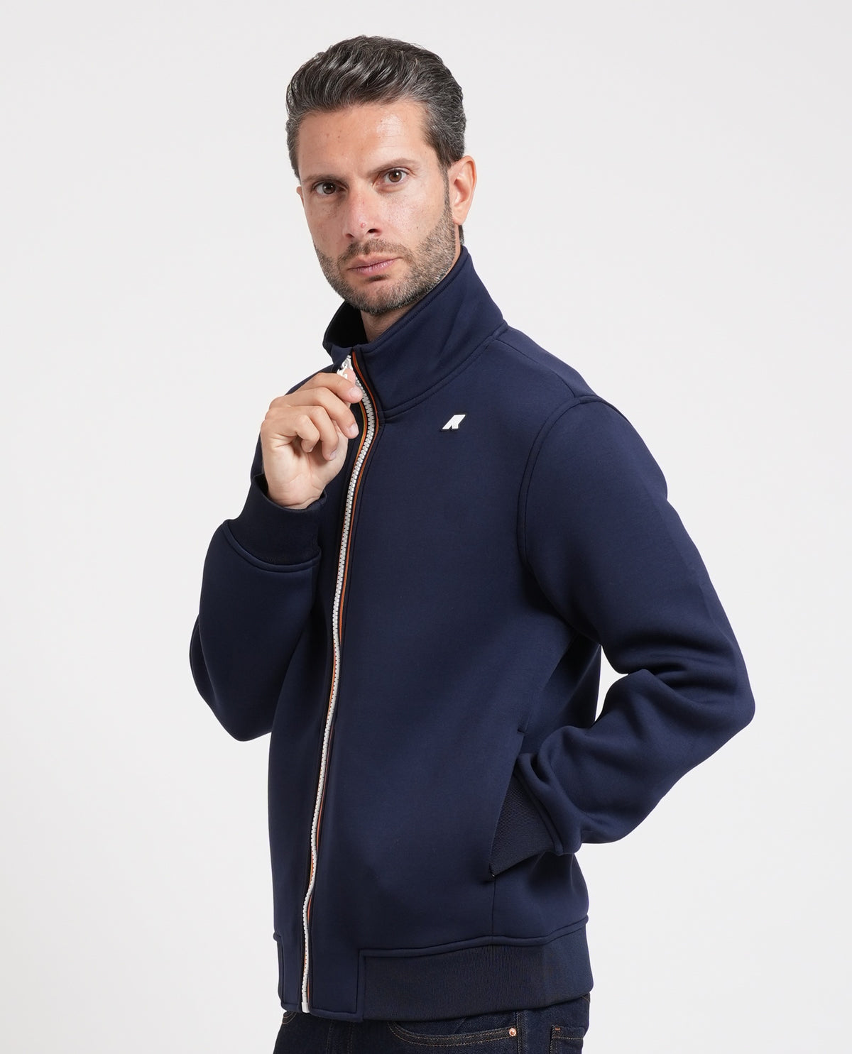 Felpa uomo Finn Space di K-way in neoprene 