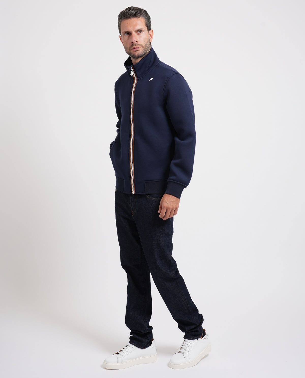 Felpa uomo Finn Space di K-way in neoprene 