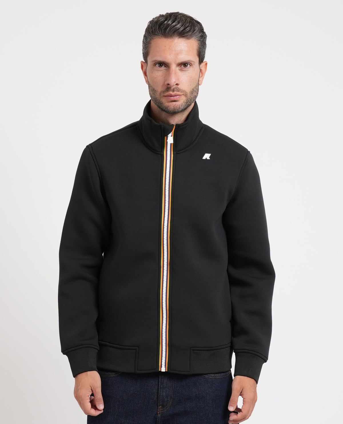 Felpa uomo Finn Space di K-way in neoprene 
