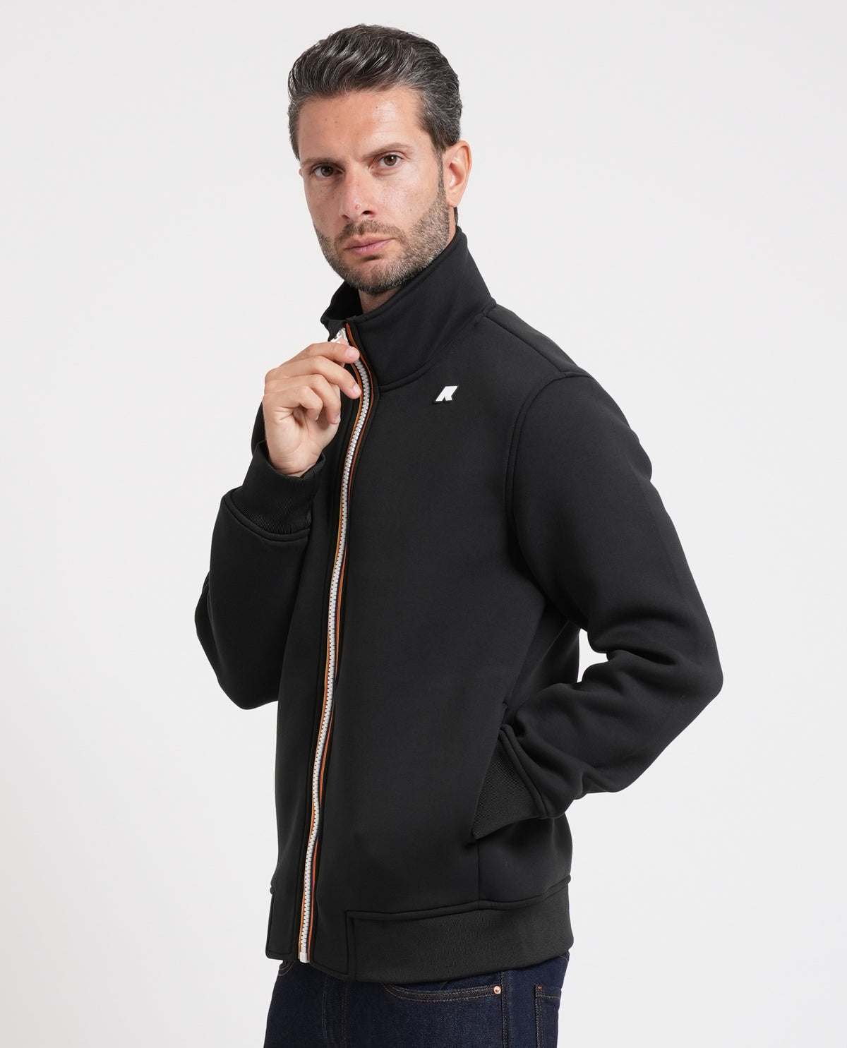 Felpa uomo Finn Space di K-way in neoprene 