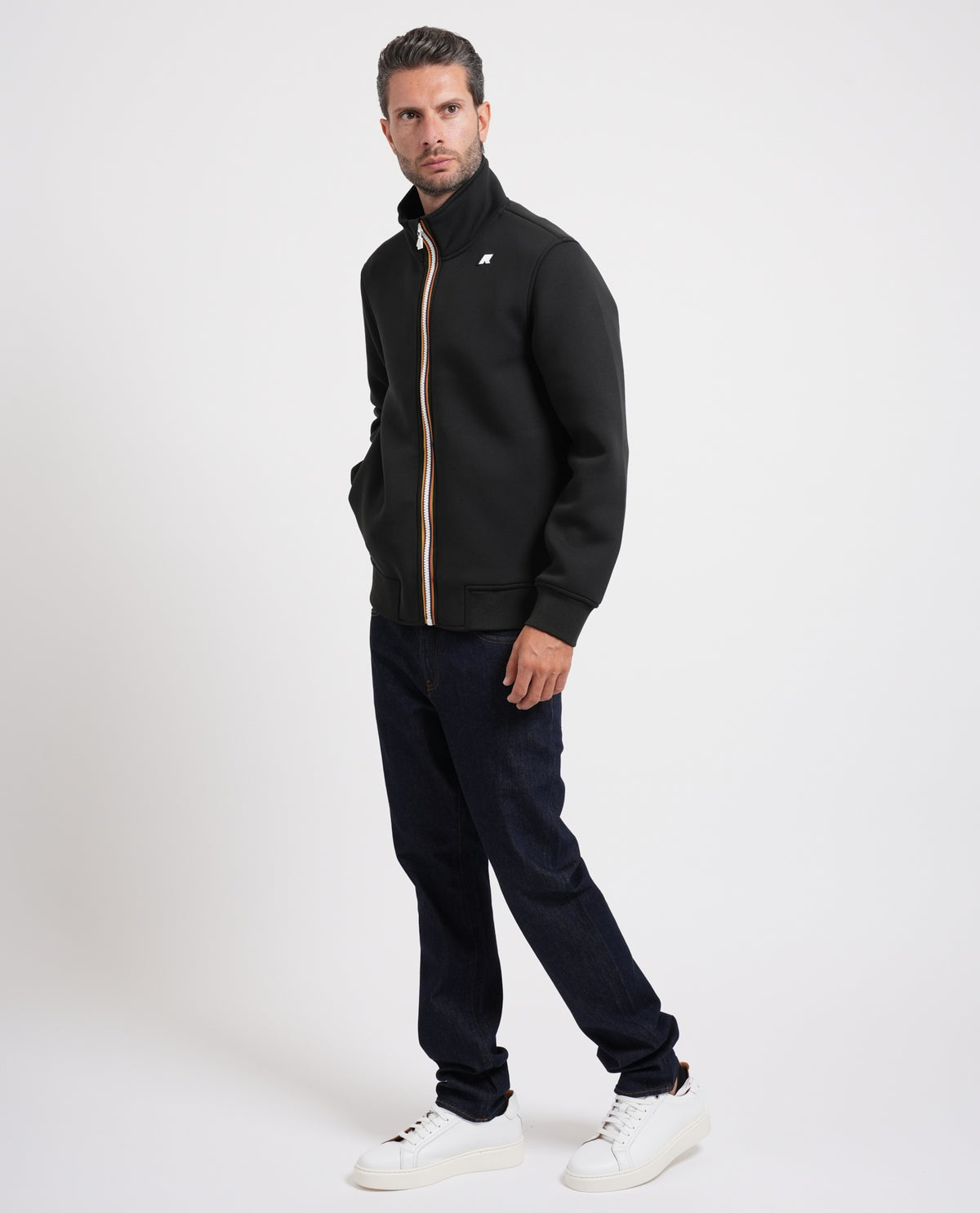 Felpa uomo Finn Space di K-way in neoprene 