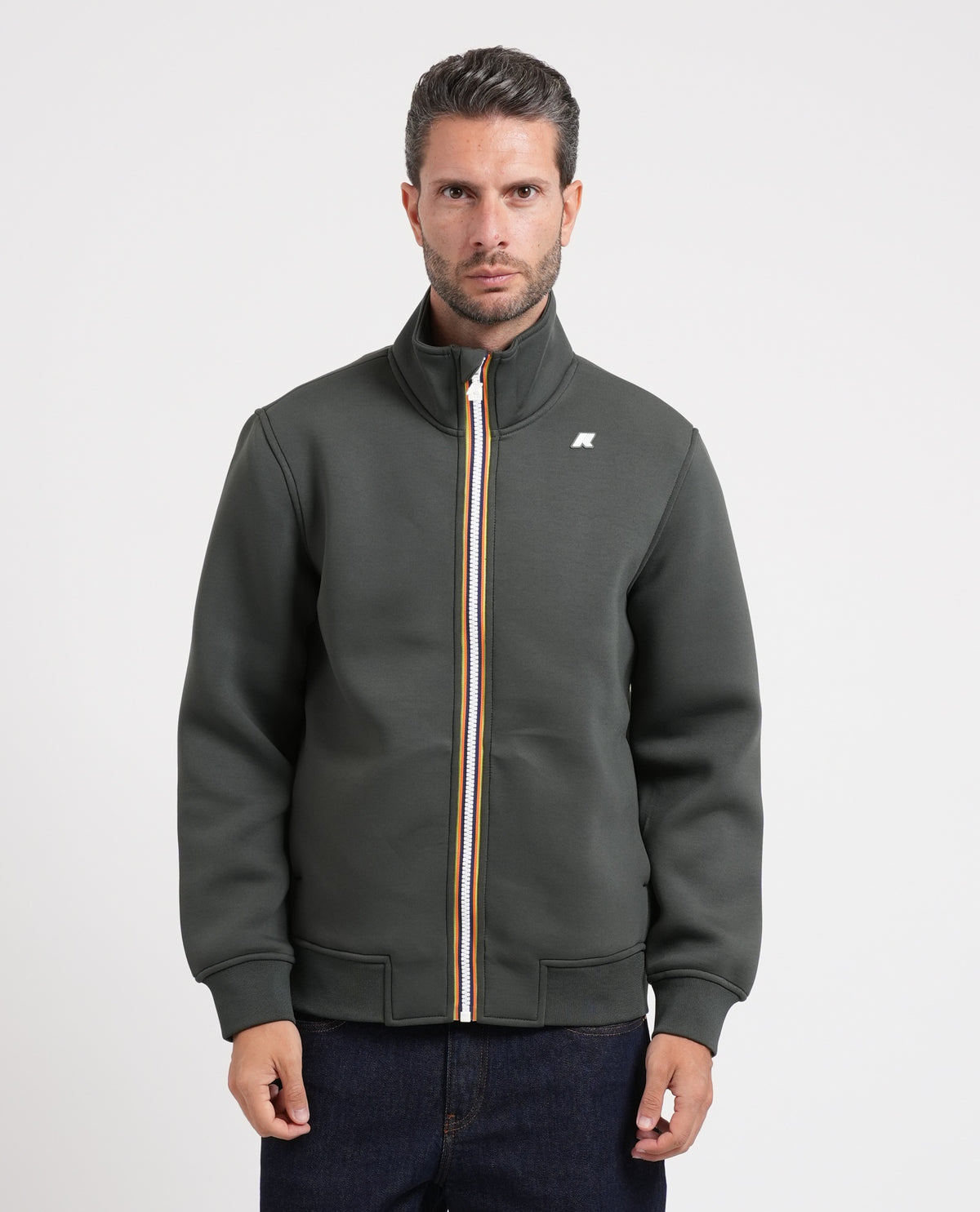 Felpa uomo Finn Space di K-way in neoprene 
