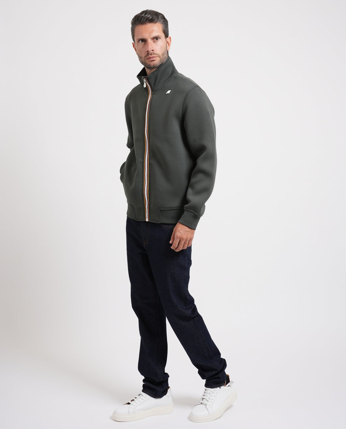 Felpa uomo Finn Space di K-way in neoprene 