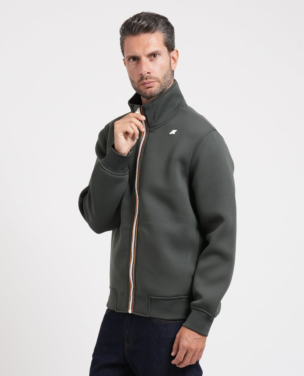 Felpa uomo Finn Space di K-way in neoprene 