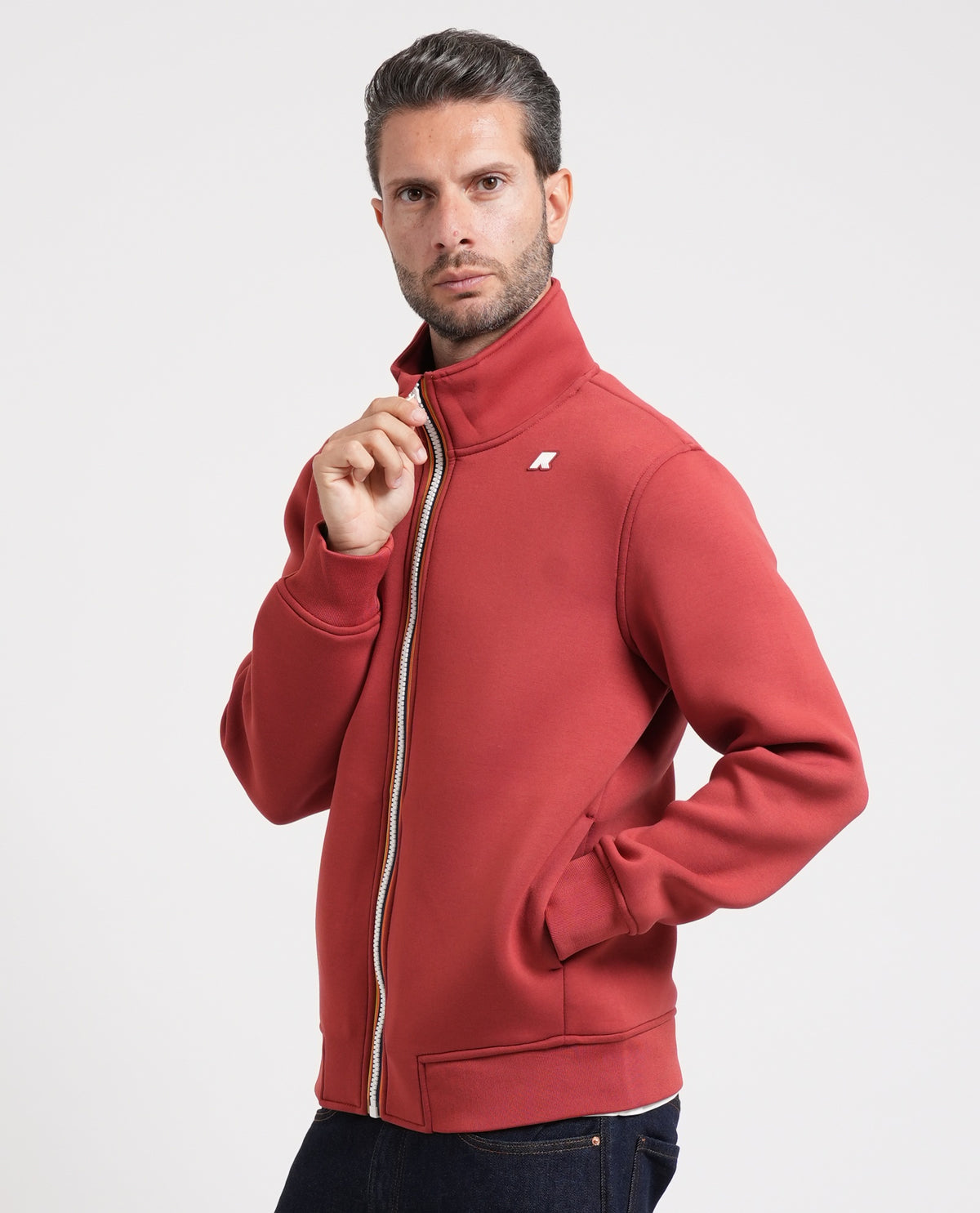 Felpa uomo Finn Space di K-way in neoprene 