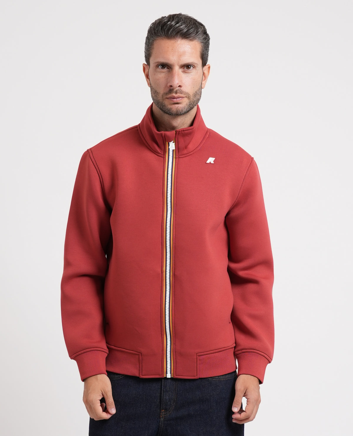 Felpa uomo Finn Space di K-way in neoprene 