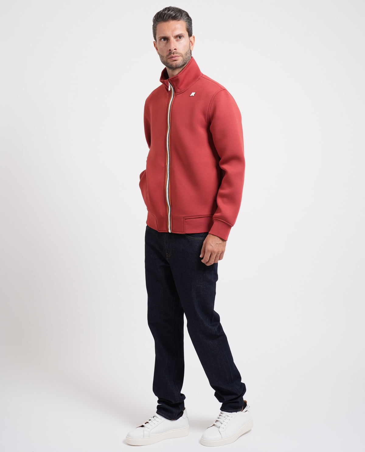 Felpa uomo Finn Space di K-way in neoprene 