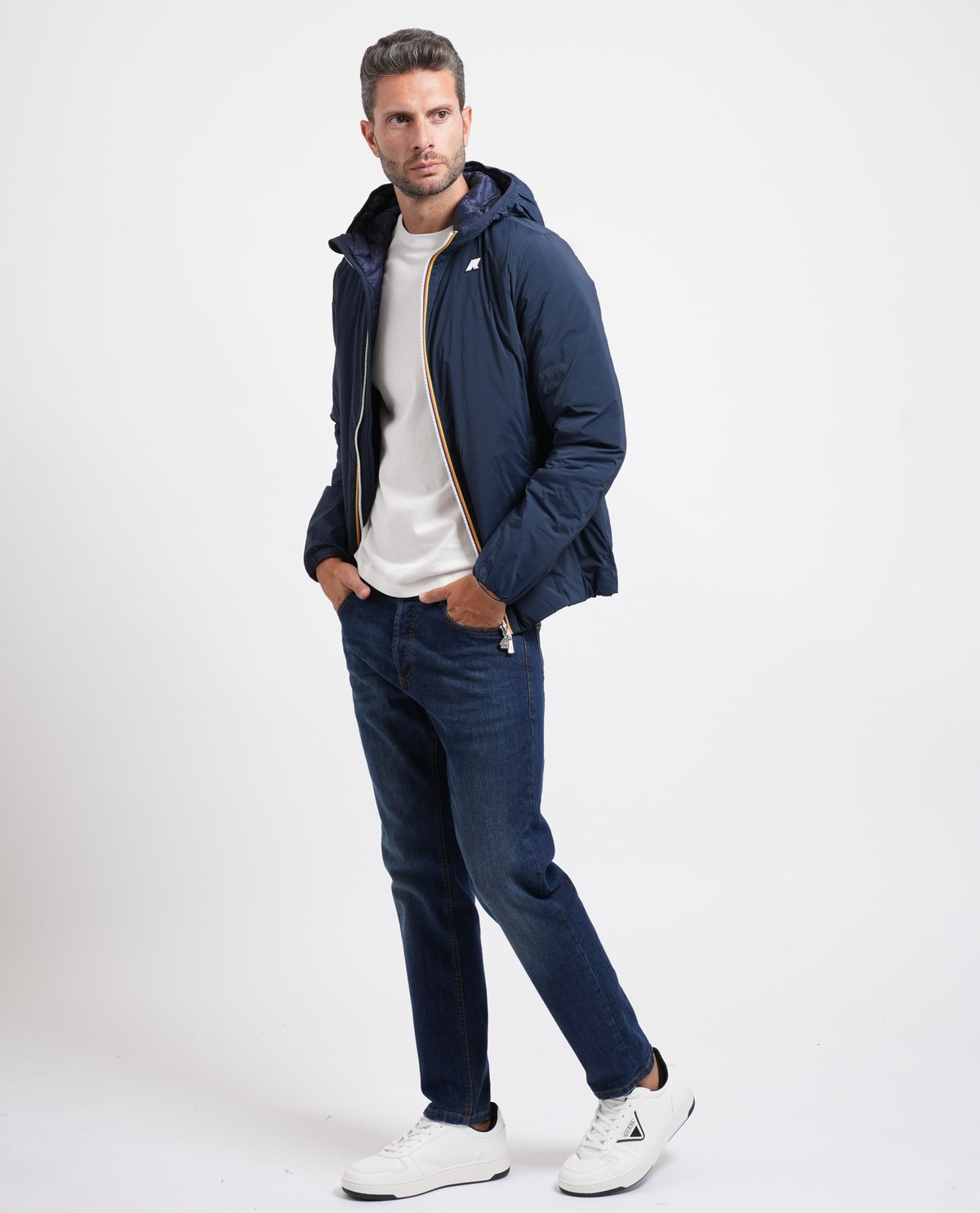 Giacca corta uomo Jack Warm di K-way antivento 