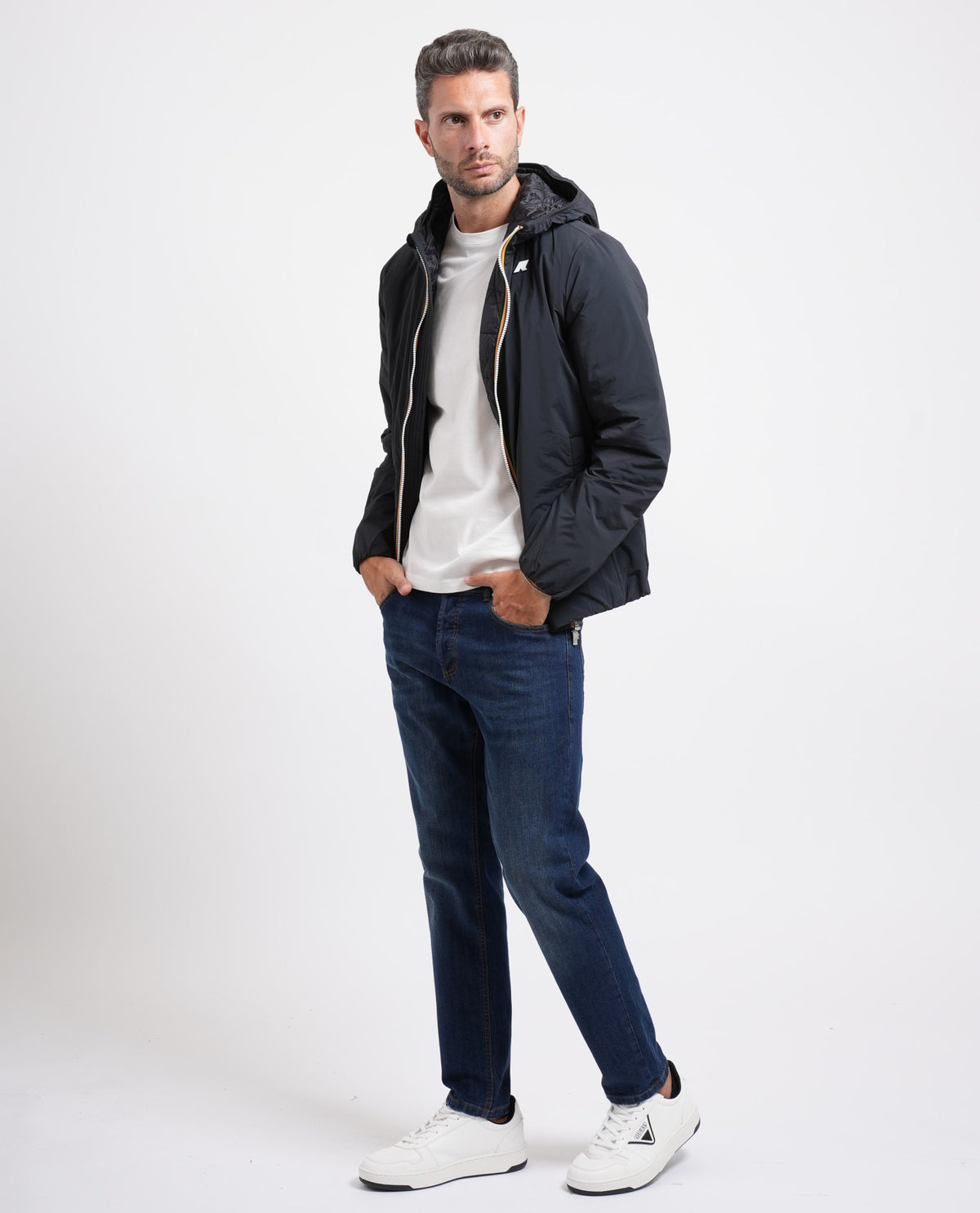Giacca corta uomo Jack Warm di K-way antivento 