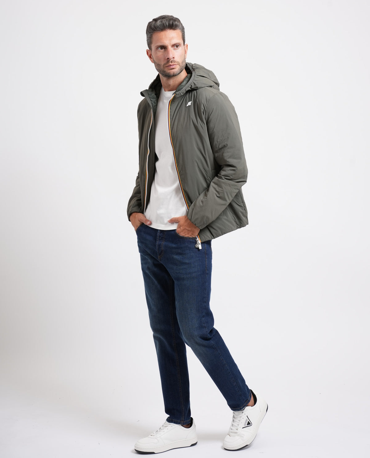 Giacca corta uomo Jack Warm di K-way antivento 