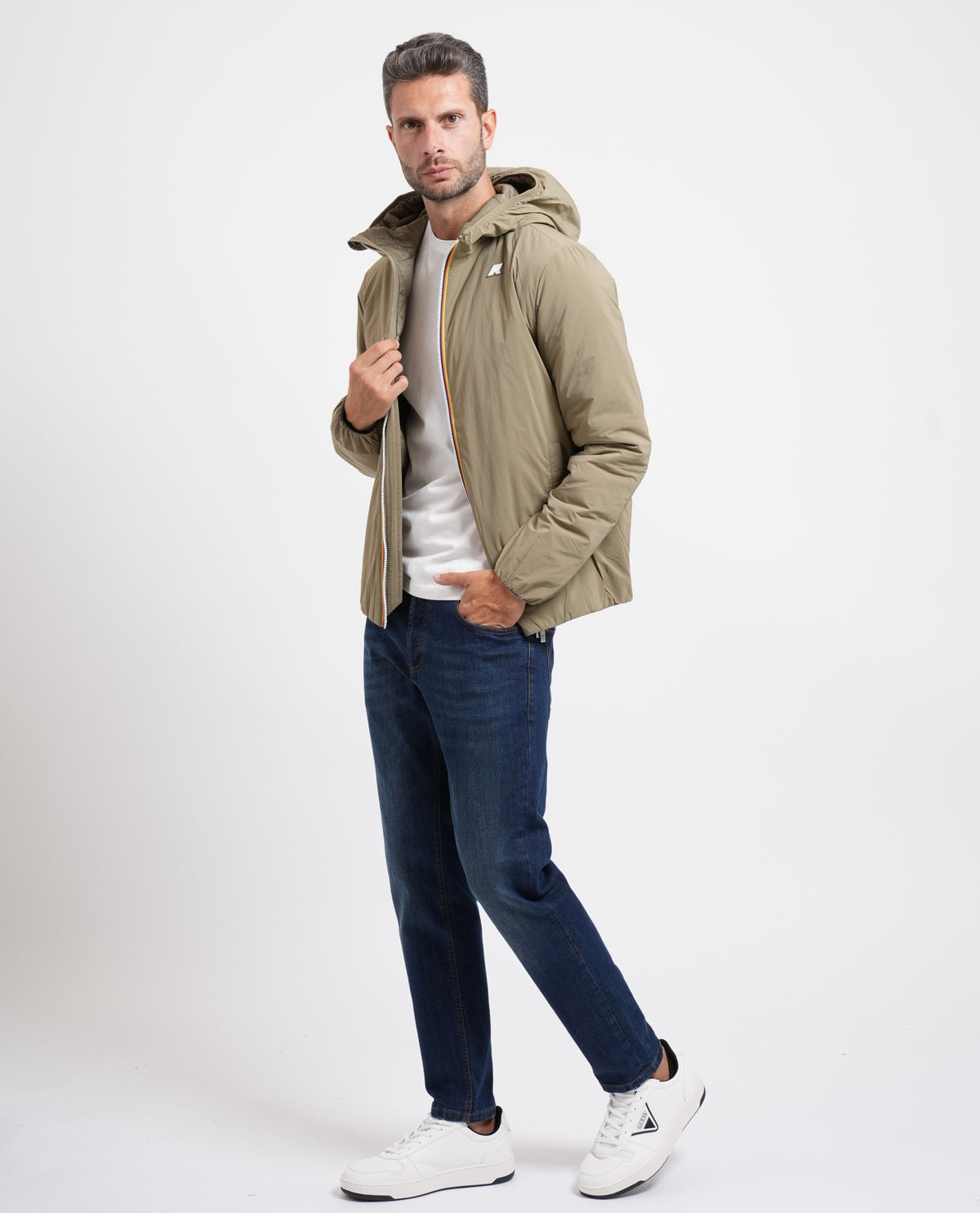 Giacca corta uomo Jack Warm di K-way antivento 