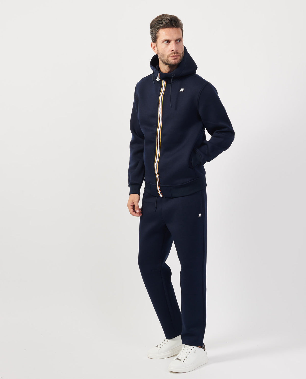 Felpa uomo Rainer K-way con cappuccio e logo 