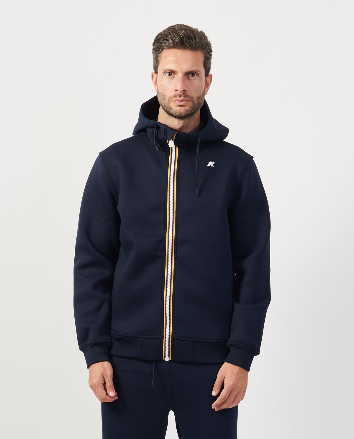 Felpa uomo Rainer K-way con cappuccio e logo 