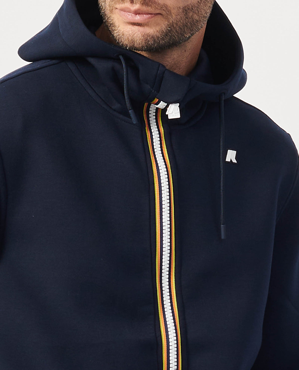 Felpa uomo Rainer K-way con cappuccio e logo 