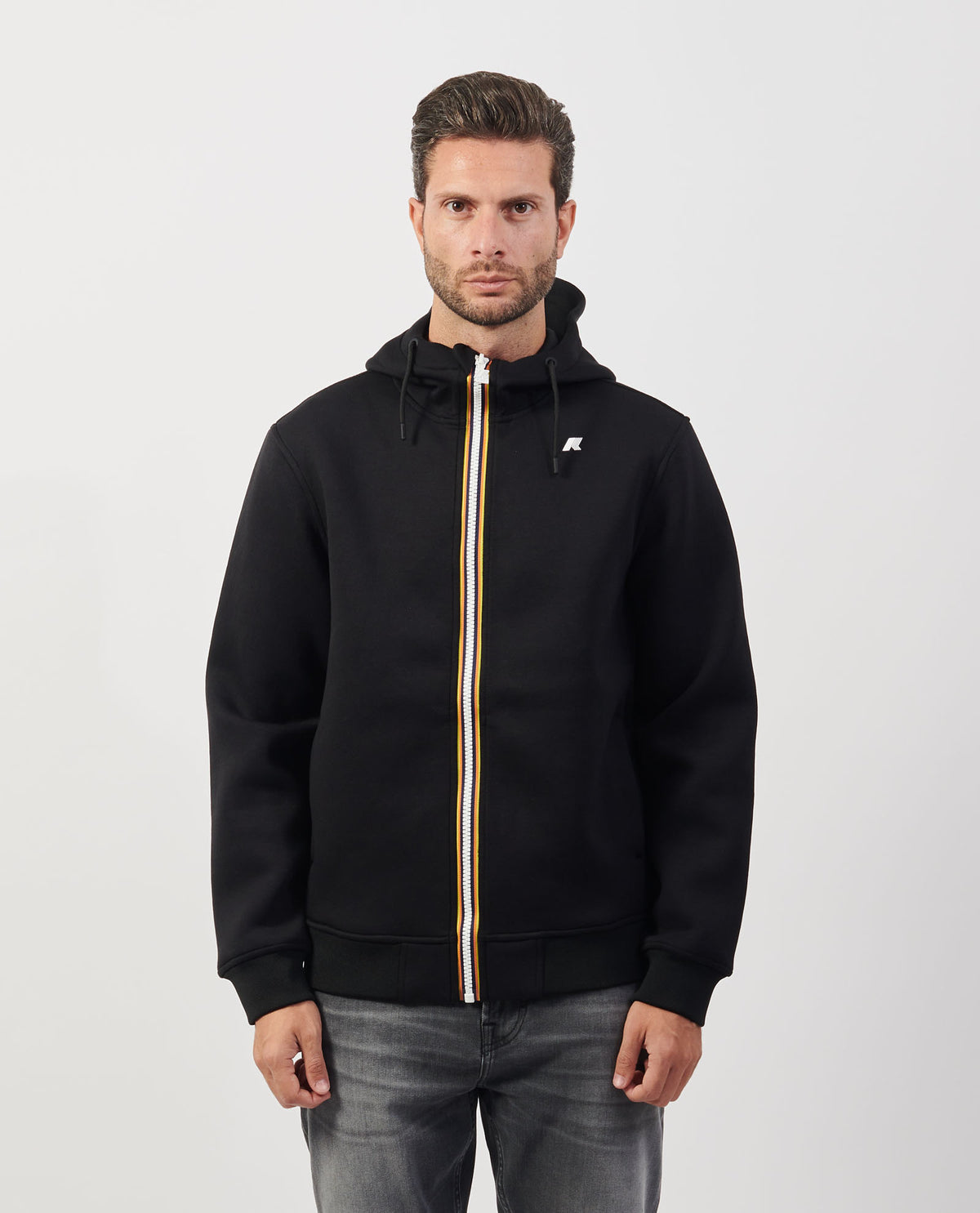 Felpa uomo Rainer K-way con cappuccio e logo 
