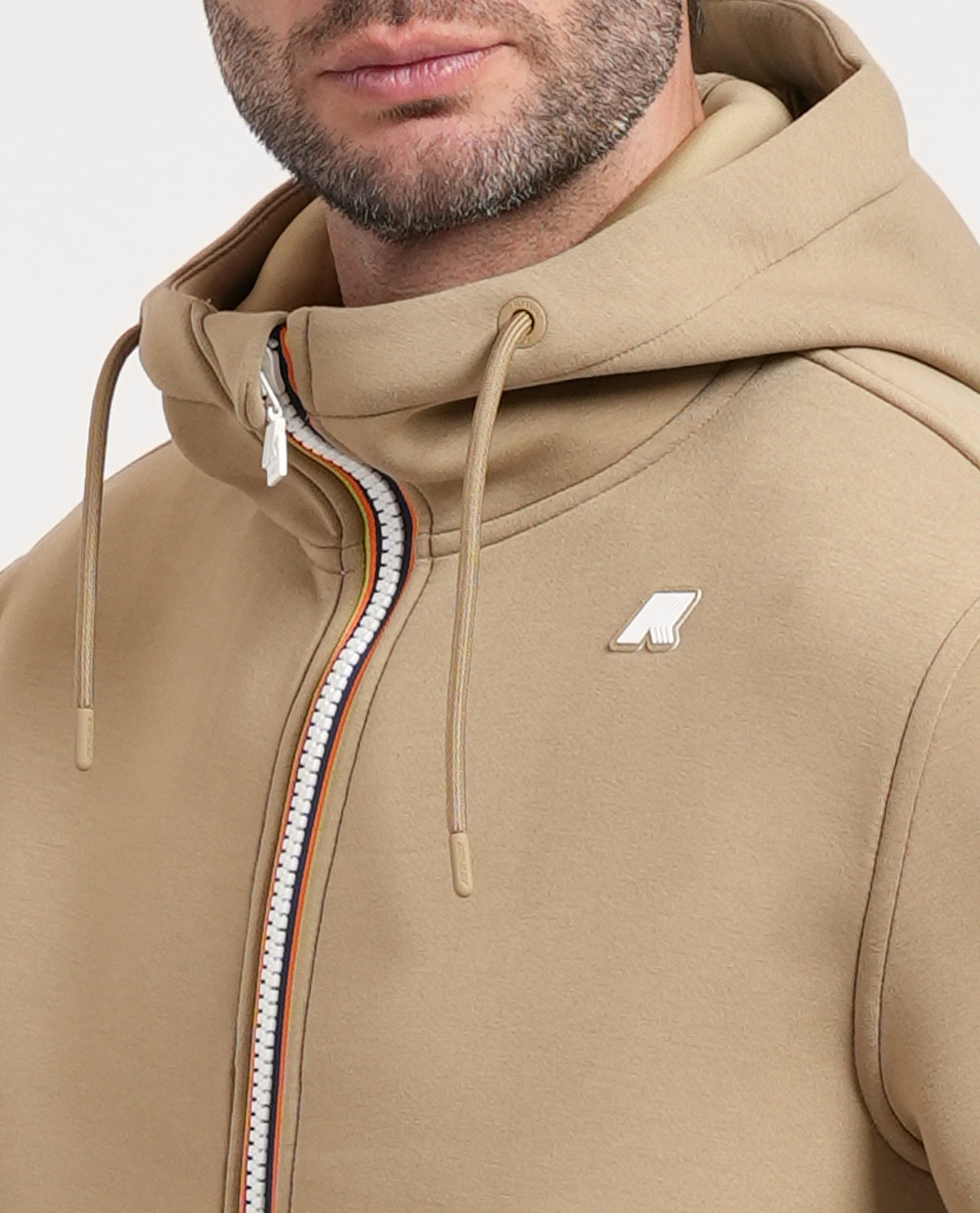 Felpa uomo Rainer K-way con cappuccio e logo 