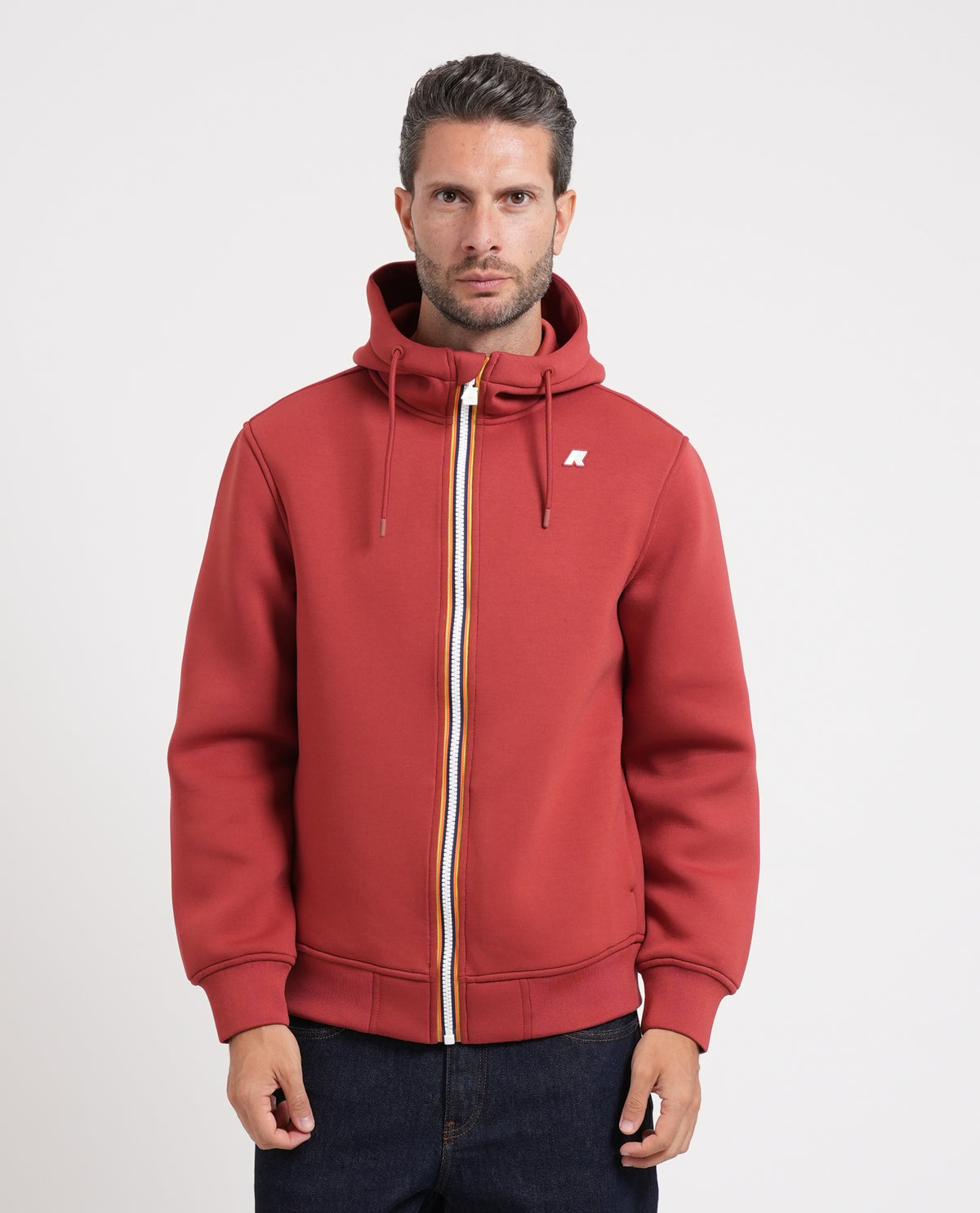 Felpa uomo Rainer K-way con cappuccio e logo 