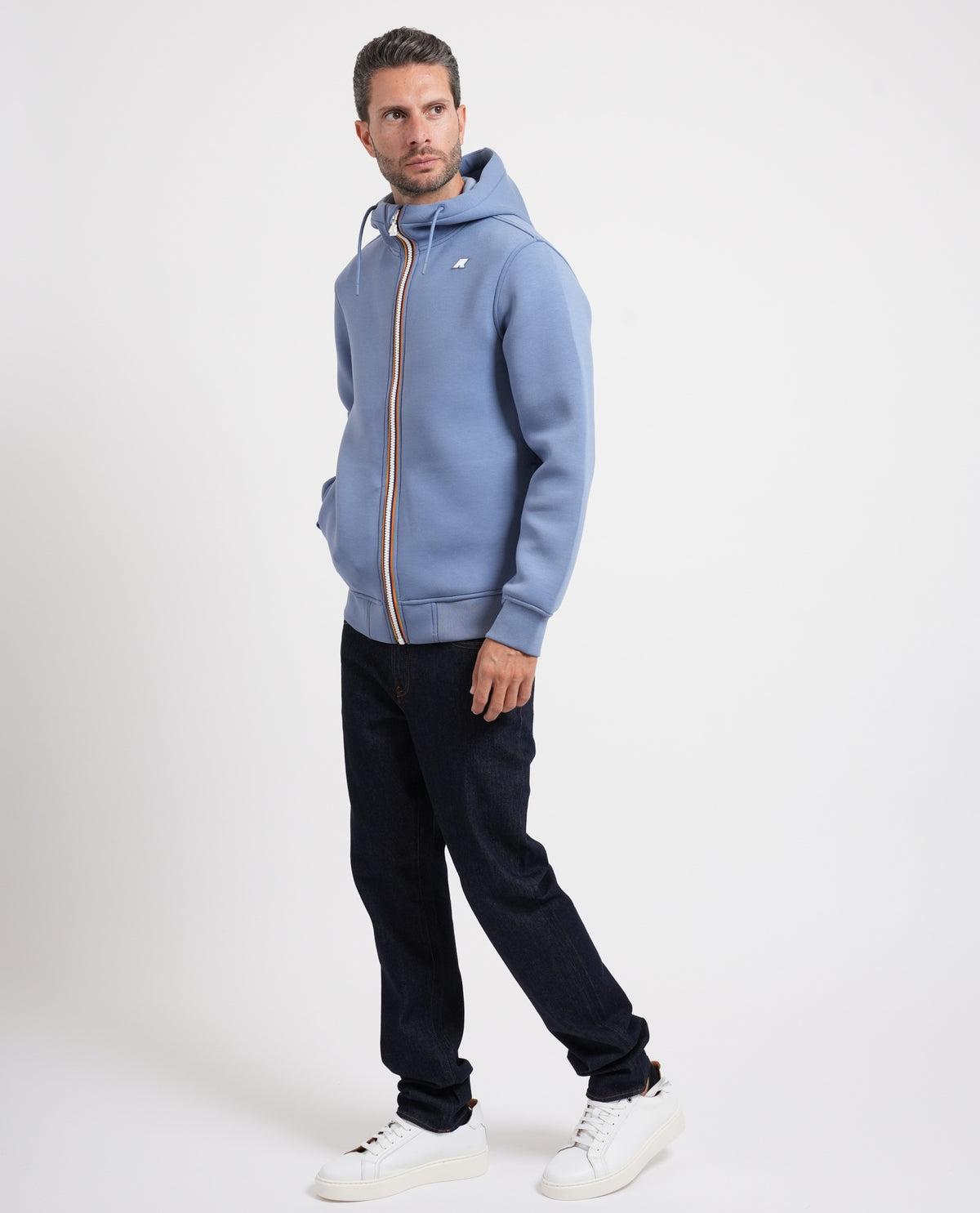 Felpa uomo Rainer K-way con cappuccio e logo 