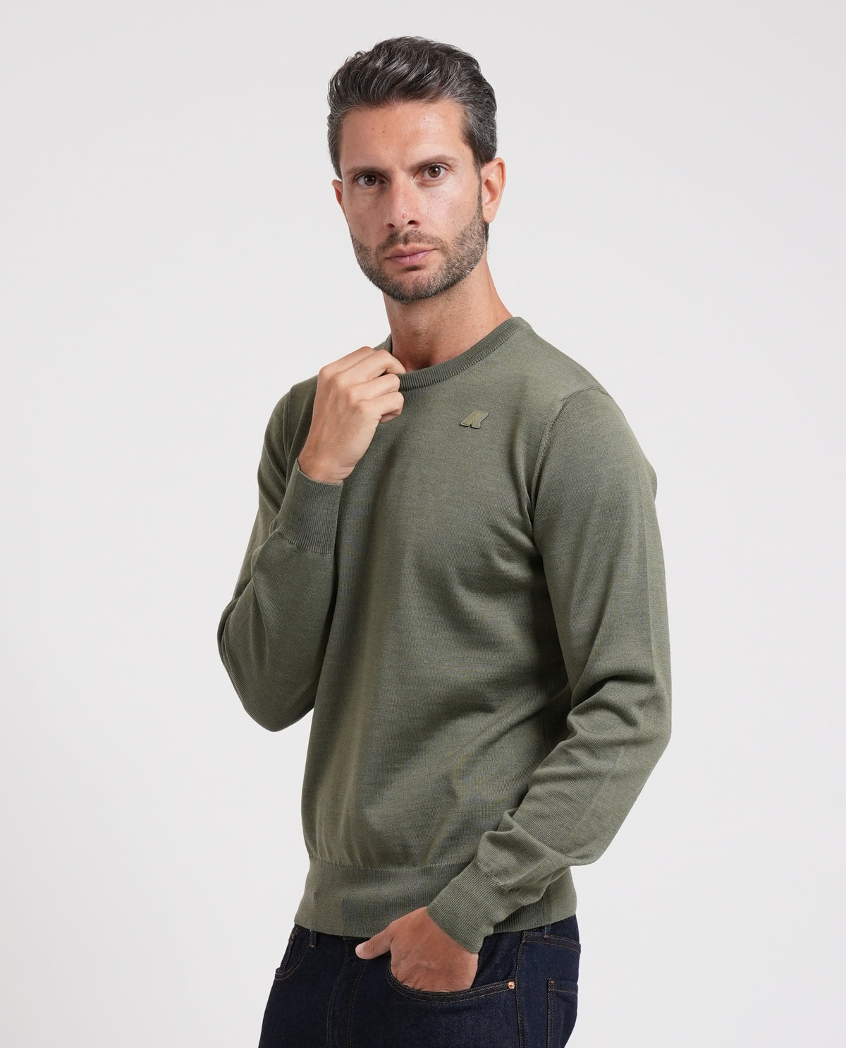 Pullover uomo Sebastien Merino di K-way in lana 