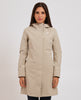 Women's K-way Stephy Bonded three-quarter length jacket