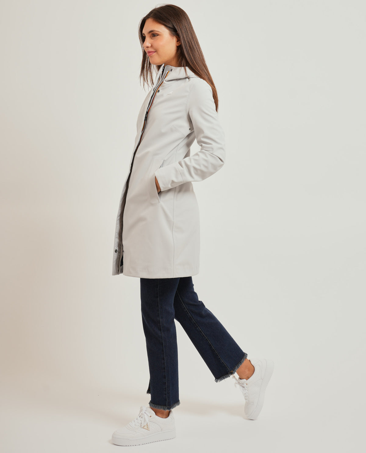 Giacca donna Stephy Bonded di K-way a tre quarti 