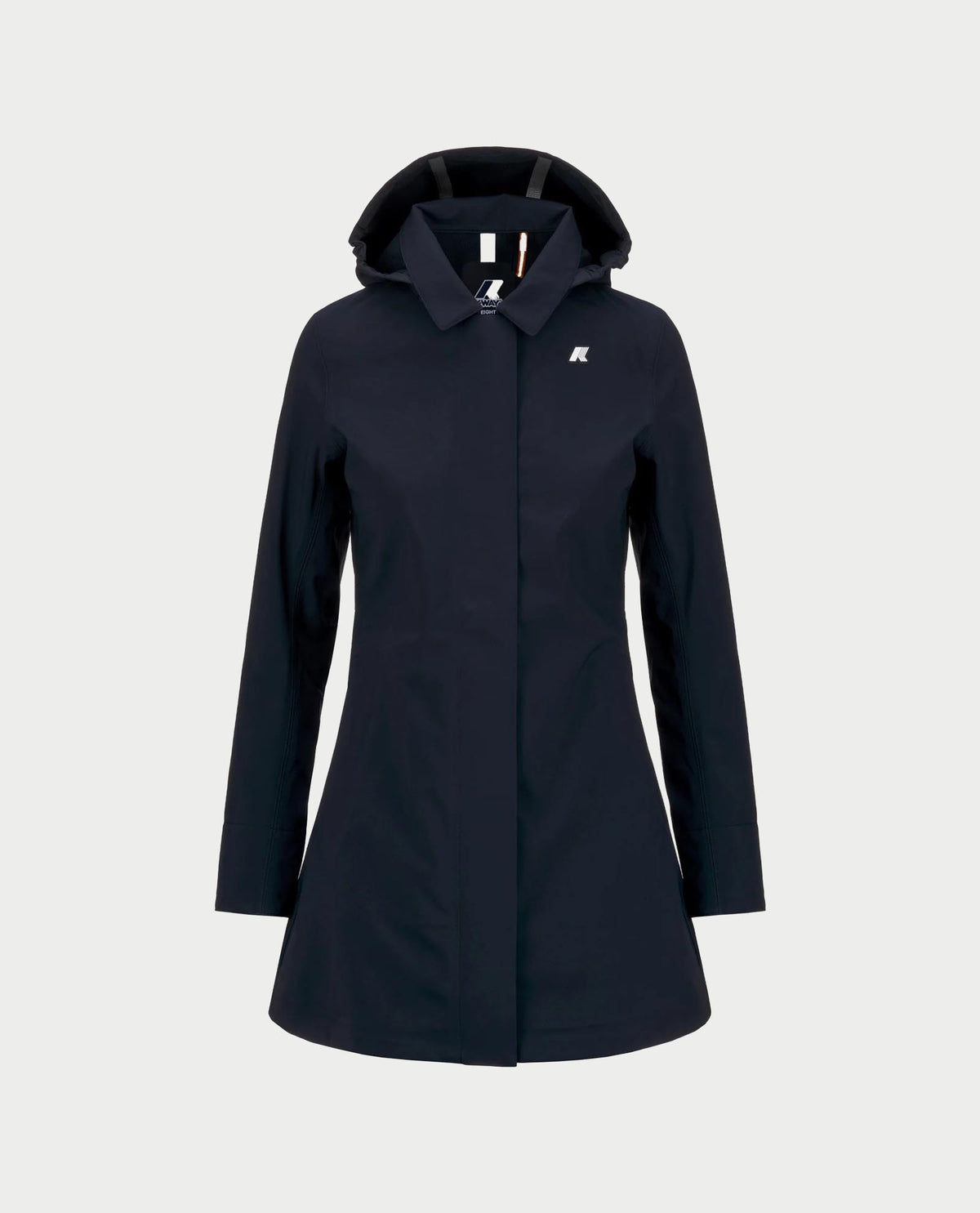 Giacca lunga donna Mathy di K-way con cappuccio 