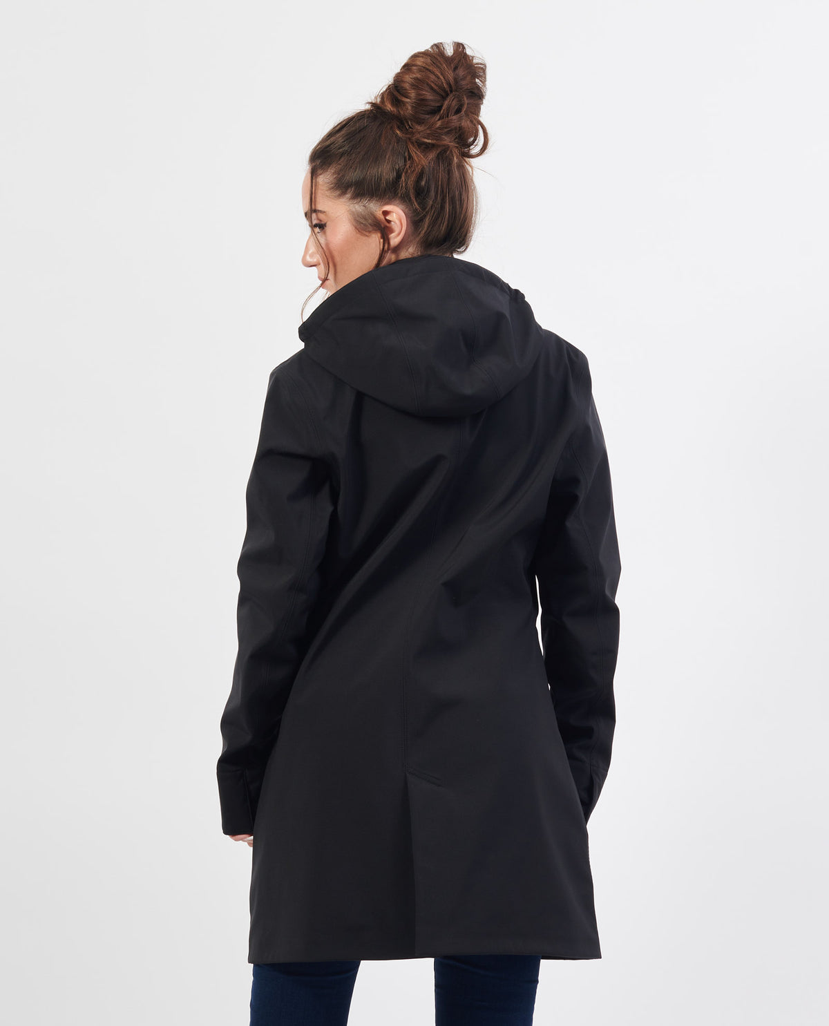 Giacca lunga donna Mathy di K-way con cappuccio 