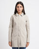K-way women's Mathy long jacket with hood