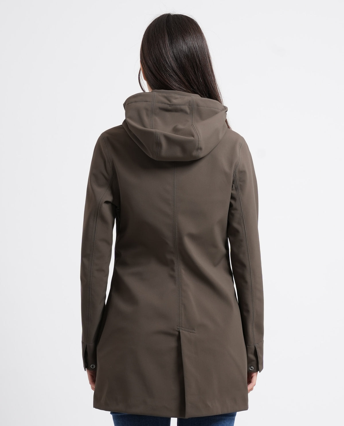 Giacca lunga donna Mathy di K-way con cappuccio 
